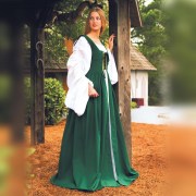 Fair Maiden Dress-Green. Windlass